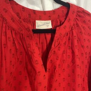 Universal Thread Peasant Style 3/4 Sleeve Top